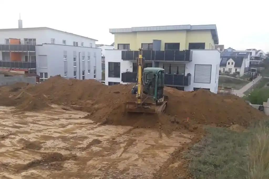 Start eines Bauprojekts
